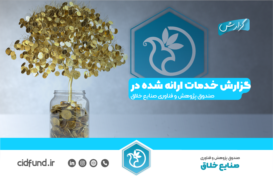 خدمات ارائه شده در صندوق صنایع خلاق